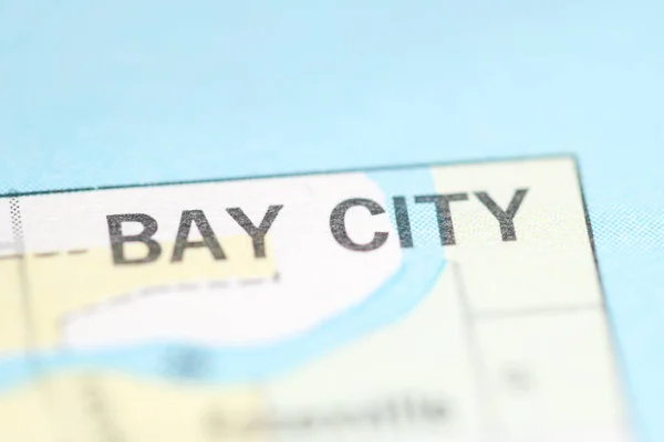 Bay City Michigan Eeuu Mapa Geográfico — Foto de Stock