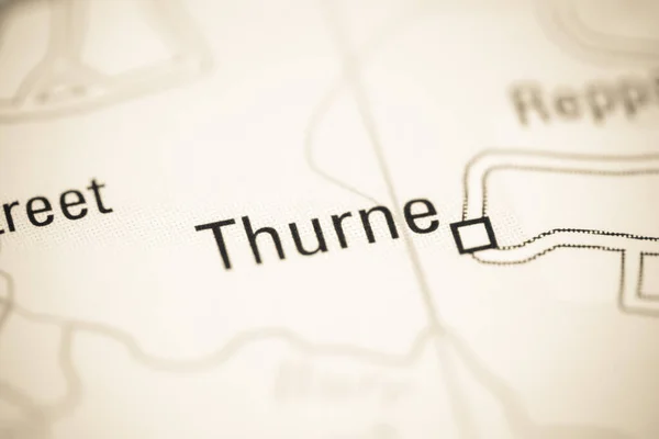 Thurne Una Mappa Geografica Del Regno Unito — Foto Stock