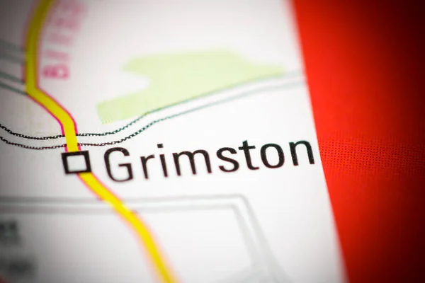 Grimston Γεωγραφικό Χάρτη Του Ηνωμένου Βασιλείου — Φωτογραφία Αρχείου