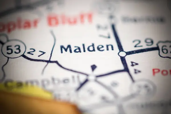 モルデン ミズーリ州 地理地図上のアメリカ — ストック写真