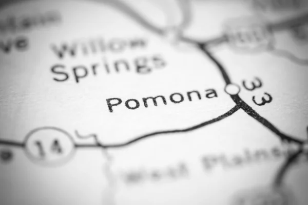 Pomona Missouri Abd Coğrafya Haritasında — Stok fotoğraf