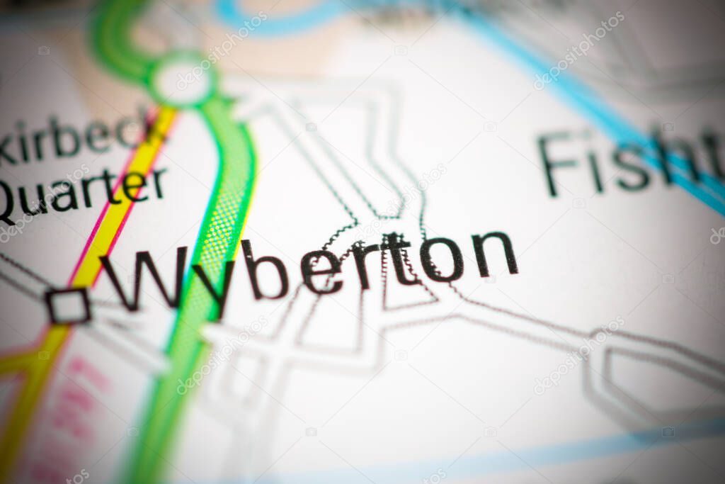 Wynerton on a geographical map of UK