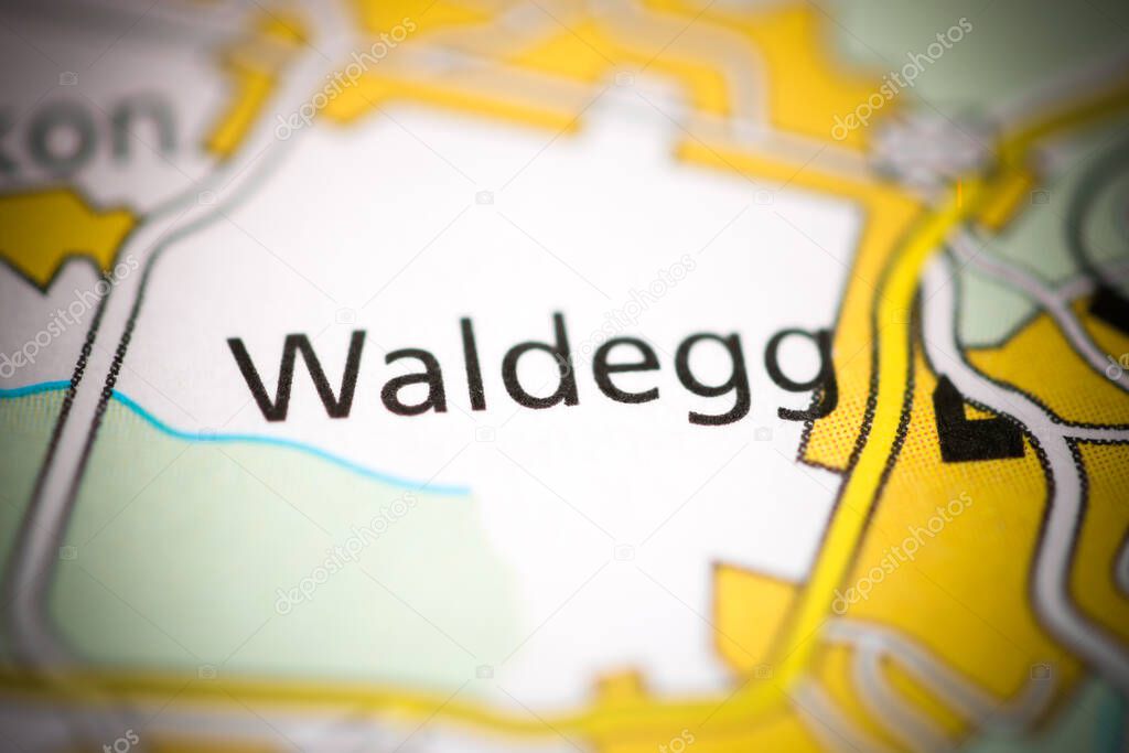 Waldegg on a geographical map of Switzerland