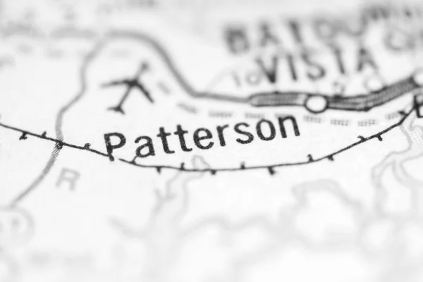 Patterson Louisiana Eua Sobre Mapa Geografia — Fotografia de Stock