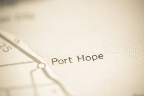 Port Hope Michigan Eeuu Mapa Geográfico —  Fotos de Stock