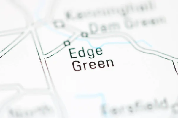 Edge Green Una Mappa Geografica Del Regno Unito — Foto Stock