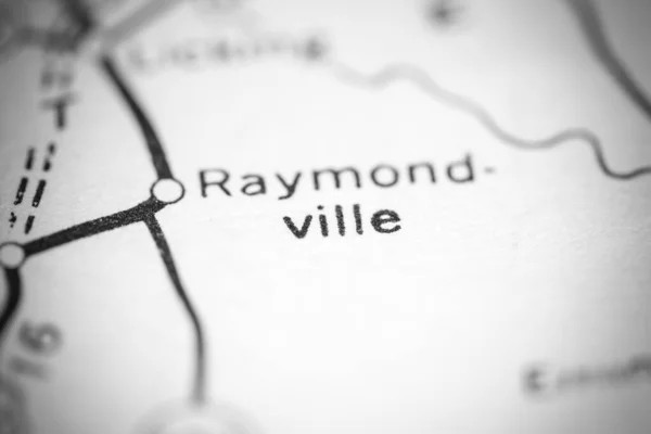 Raymondville Missouri États Unis Sur Une Carte Géographique — Photo