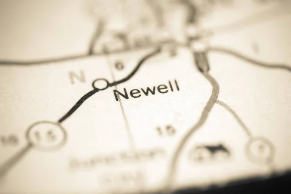 ニューウェル アーカンソーだ 地理地図上のアメリカ — ストック写真