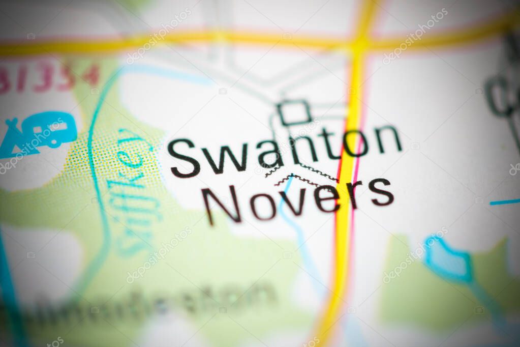 Swanton Novers on a geographical map of UK