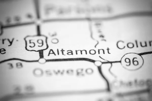 Altamont Kansas Usa Mapě Geografie — Stock fotografie