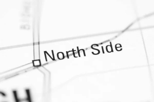 North Side Geographical Map — Stock Photo, Image