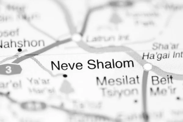 Neve Shalom Mapa Geográfico Israel — Foto de Stock