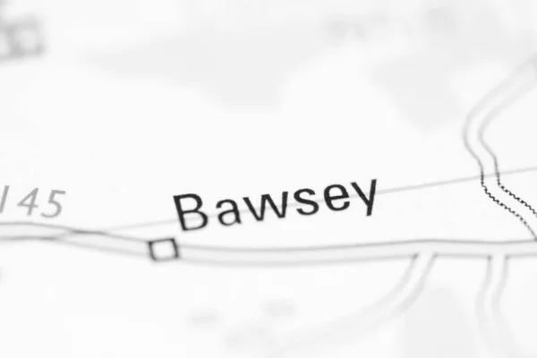 Bawsey Γεωγραφικό Χάρτη Του Ηνωμένου Βασιλείου — Φωτογραφία Αρχείου