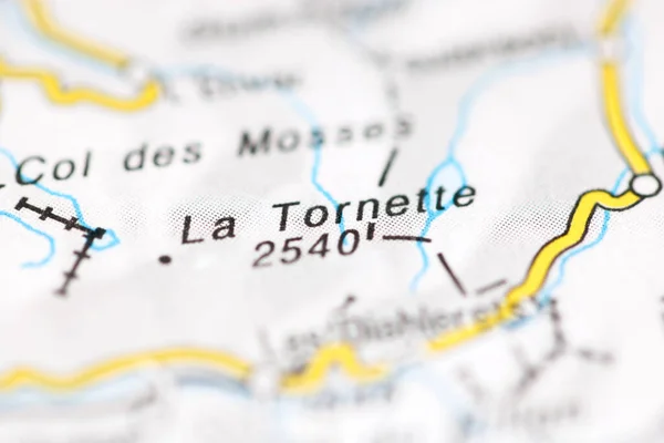 La Tornette on a geographical map of Switzerland