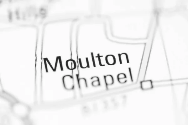 Moulton Chapel Geographical Map — Stock Photo, Image