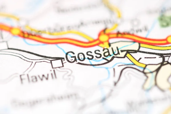 Gossau Γεωγραφικό Χάρτη Της Ελβετίας — Φωτογραφία Αρχείου