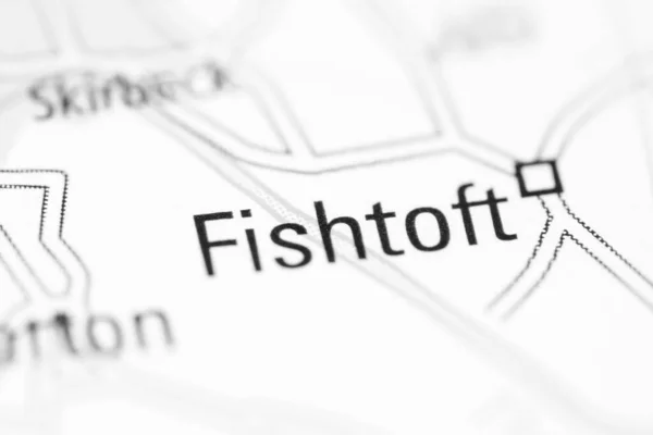 Fishtoft Una Mappa Geografica Del Regno Unito — Foto Stock