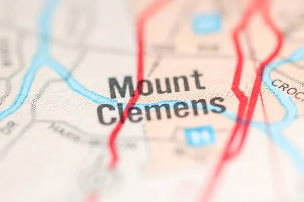 Mount Chemens Michigan Usa Geography Map — Stock Photo, Image