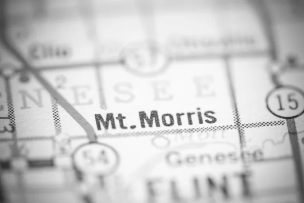 Morris Michigan Abd Coğrafya Haritasında — Stok fotoğraf