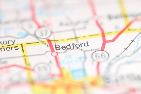 Bedford Michigan Eeuu Mapa Geográfico — Foto de Stock