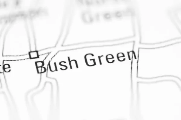 Bush Green Geographical Map — Stock Photo, Image
