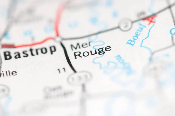 Mer Rouge Louisiana Usa Geography Map — Stock Photo, Image