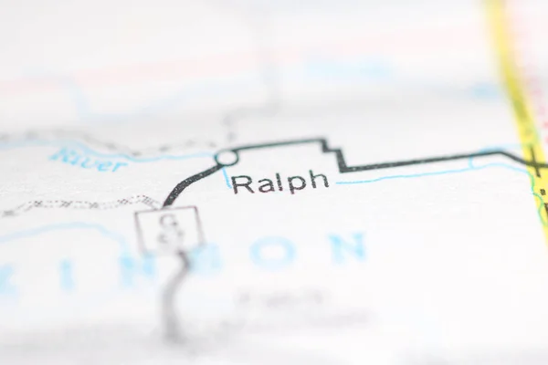 ラルフ ミシガン州 地理地図上のアメリカ — ストック写真