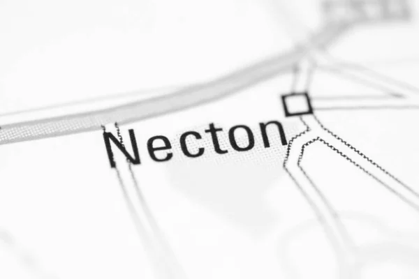 イギリスの地理地図上のネプトン — ストック写真