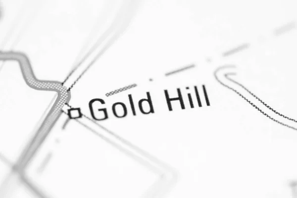 Gold Hill Een Geografische Kaart Van — Stockfoto