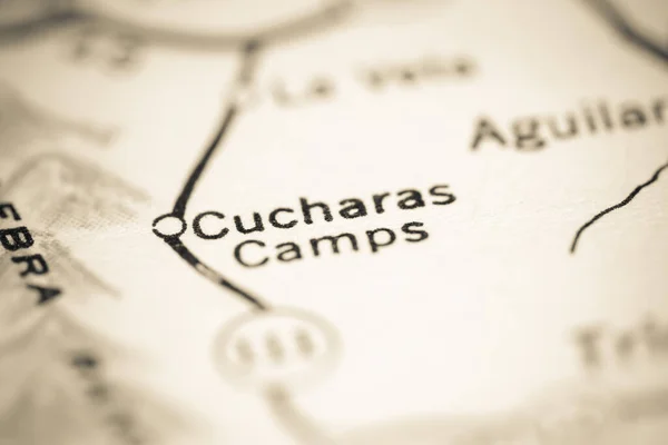 カチャラス収容所 コロラド州 地理地図上のアメリカ — ストック写真