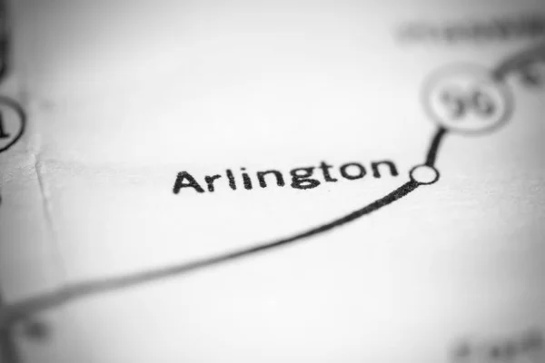 Arlington Colorado Stati Uniti Una Mappa Geografica — Foto Stock