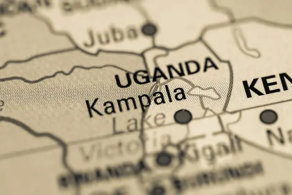 Kampala Uganda Geogrphy Concepto Close Shot — Foto de Stock