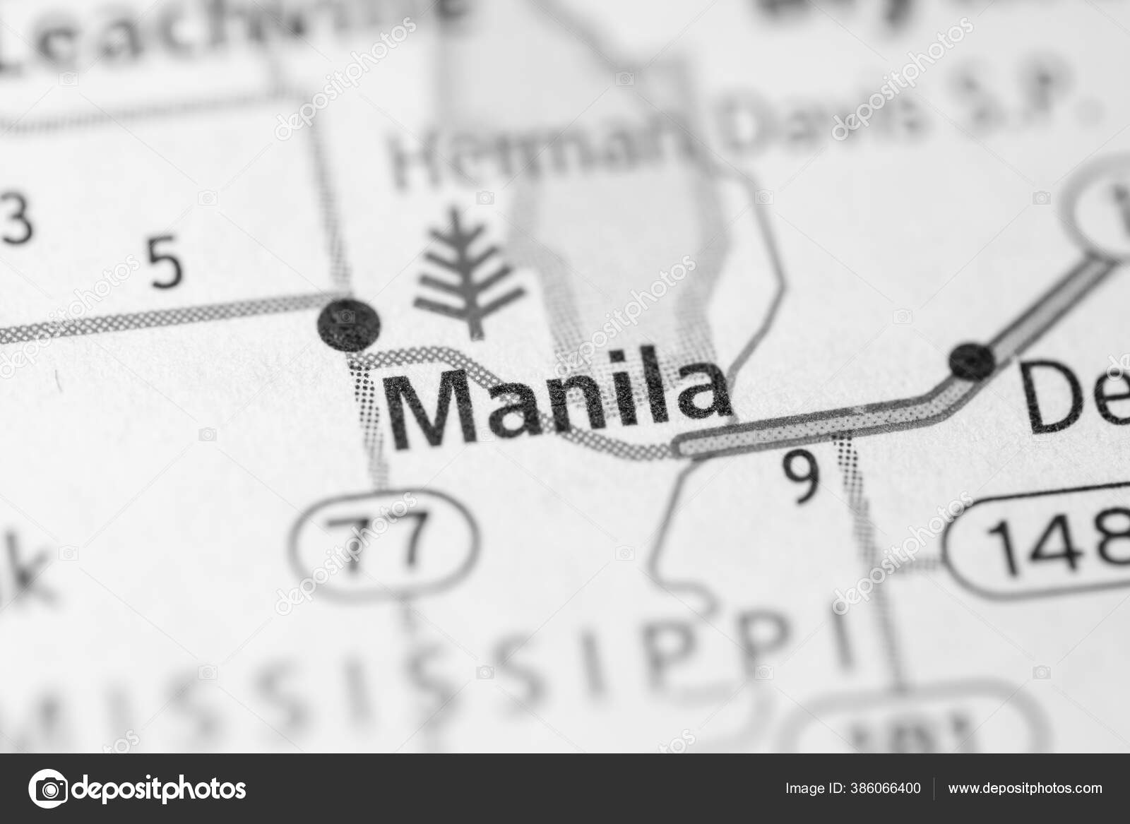 Manila Arkansas Usa Map Stock Photo by ©aliceinwonderland2020 386066400