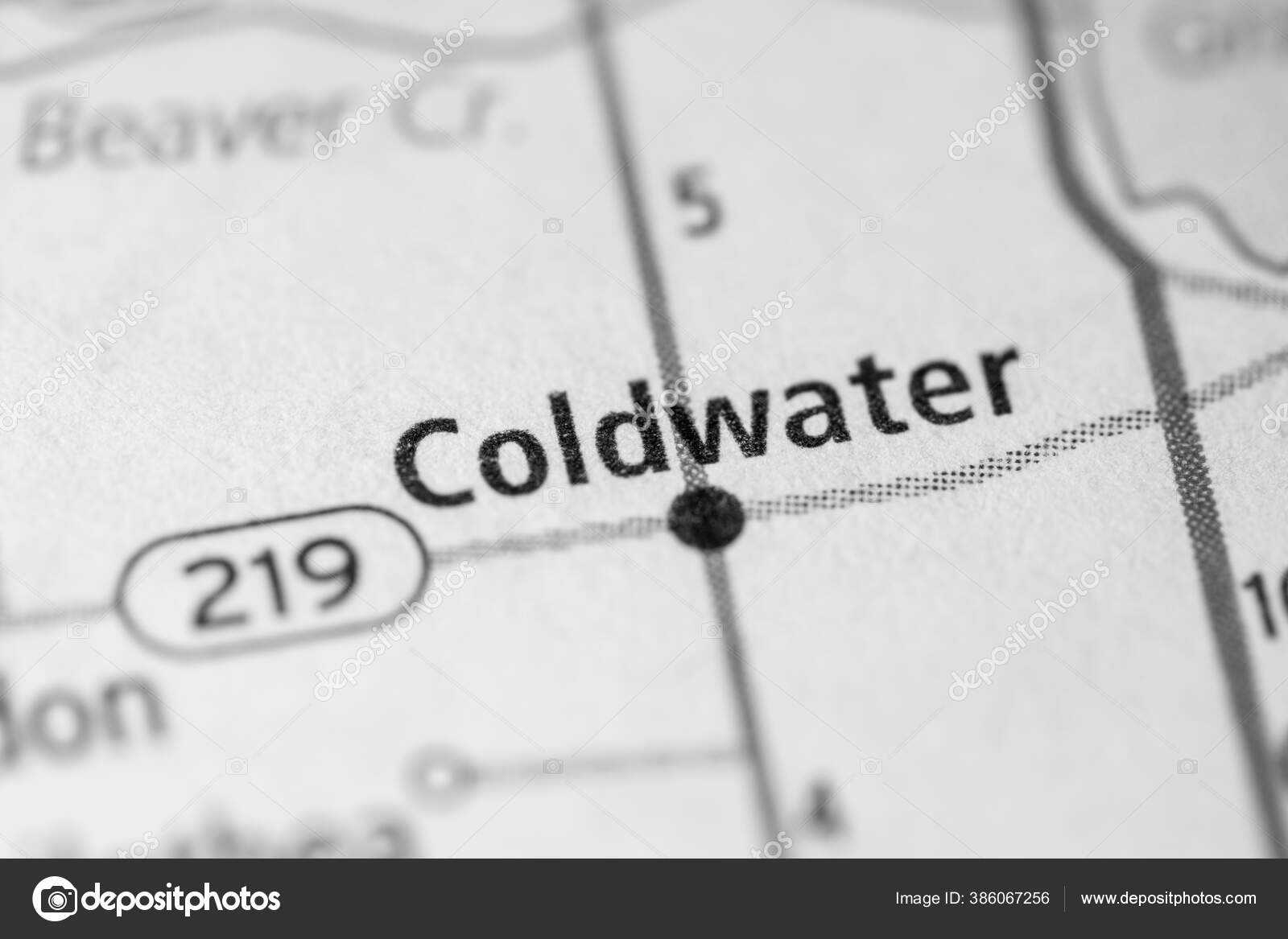 Coldwater Ohio Usa Map Stock Photo by ©aliceinwonderland2020 386067256