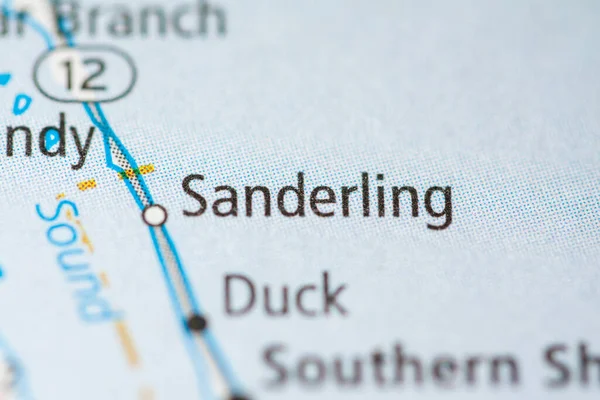 Sanderling Kuzey Carolina Abd — Stok fotoğraf