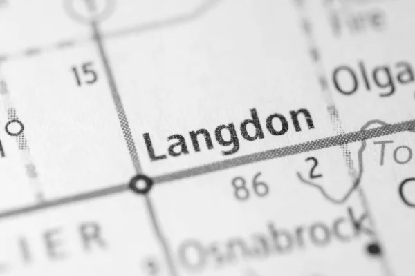 Лэнгдон Северная Дакота Сша — стоковое фото
