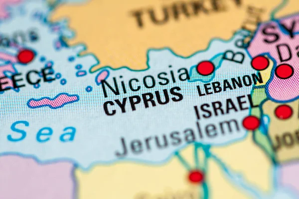 Nicósia Chipre Geogrphy Conceito Close Shot — Fotografia de Stock
