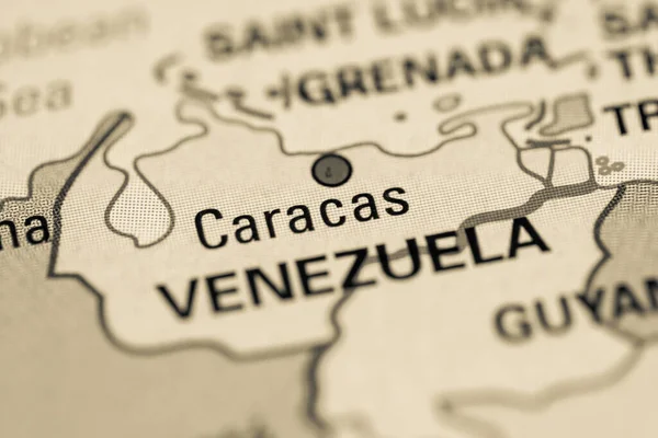 Caracas Venezuela Geografiekonzept Schließt Schuss — Stockfoto