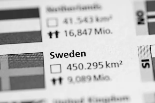 Suecia Geogrphy Concepto Close Shot — Foto de Stock