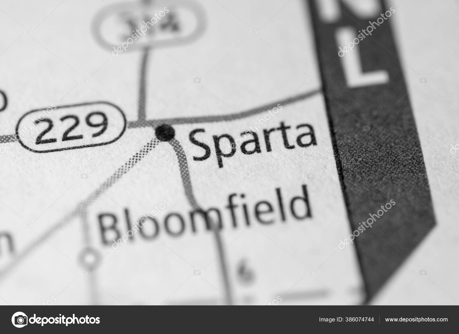 Sparta Ohio Usa Map Stock Photo by ©aliceinwonderland2020 386074744