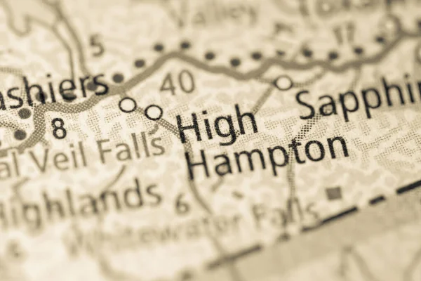 High Hampton Carolina Del Norte Estados Unidos — Foto de Stock