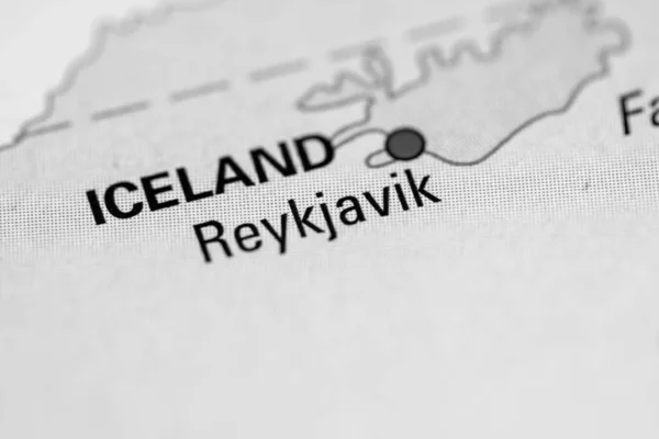 アイスランドのレイキャヴィーク 地理的概念が閉鎖された — ストック写真