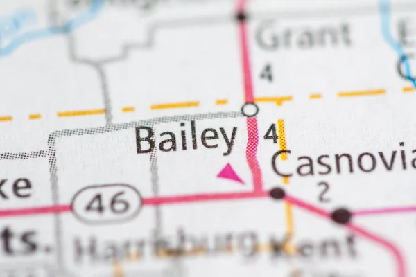 Bailey Michigan Usa Map — Stock Photo, Image