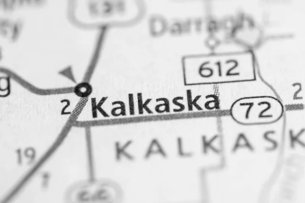 Kalkaska Michigan Eua Mapa — Fotografia de Stock