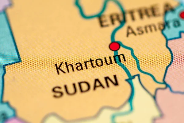 Jartum Sudán Geogrphy Concepto Close Shot — Foto de Stock