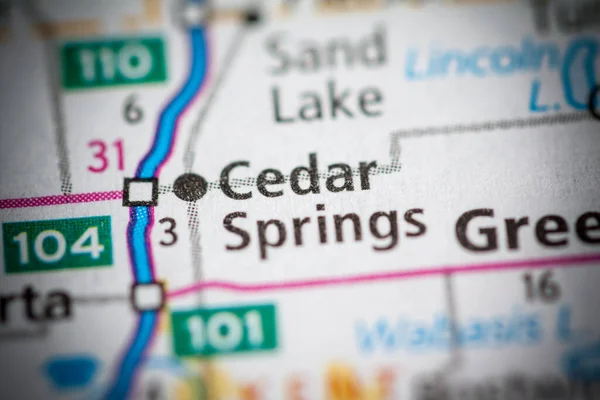 Cedar Springs Vagyok Michiganben Egyesült Államok — Stock Fotó