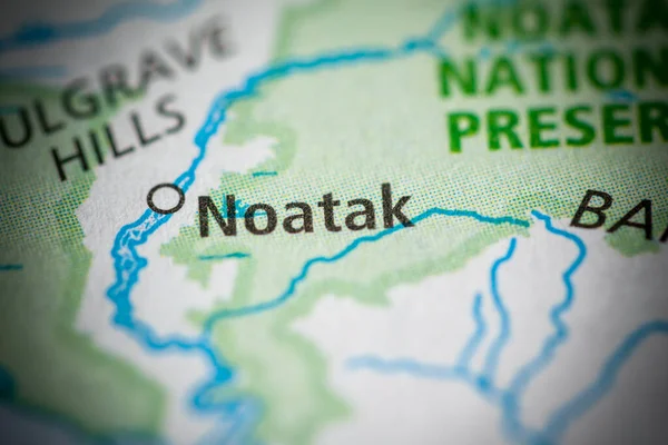 Noatak Alaska Estados Unidos Concepto Geográfico Primer Plano — Foto de Stock