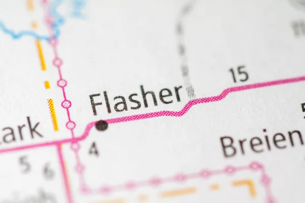 Flasher North Dakota Usa — Stock Photo, Image