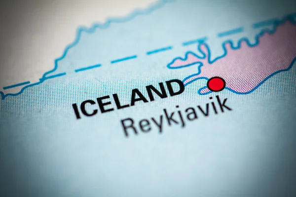 アイスランド 地理的概念が閉鎖された — ストック写真