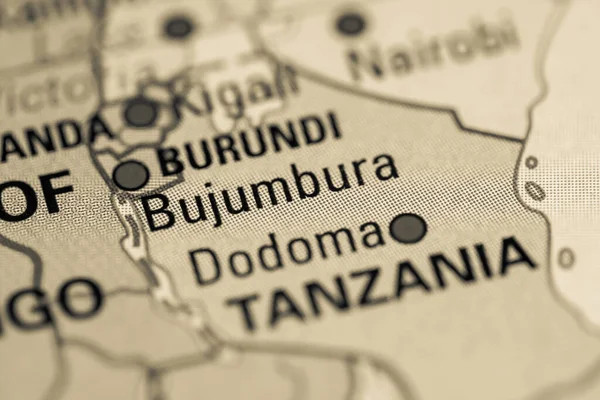 Bużumbura Burundi Koncepcja Geogrficzna Shot — Zdjęcie stockowe